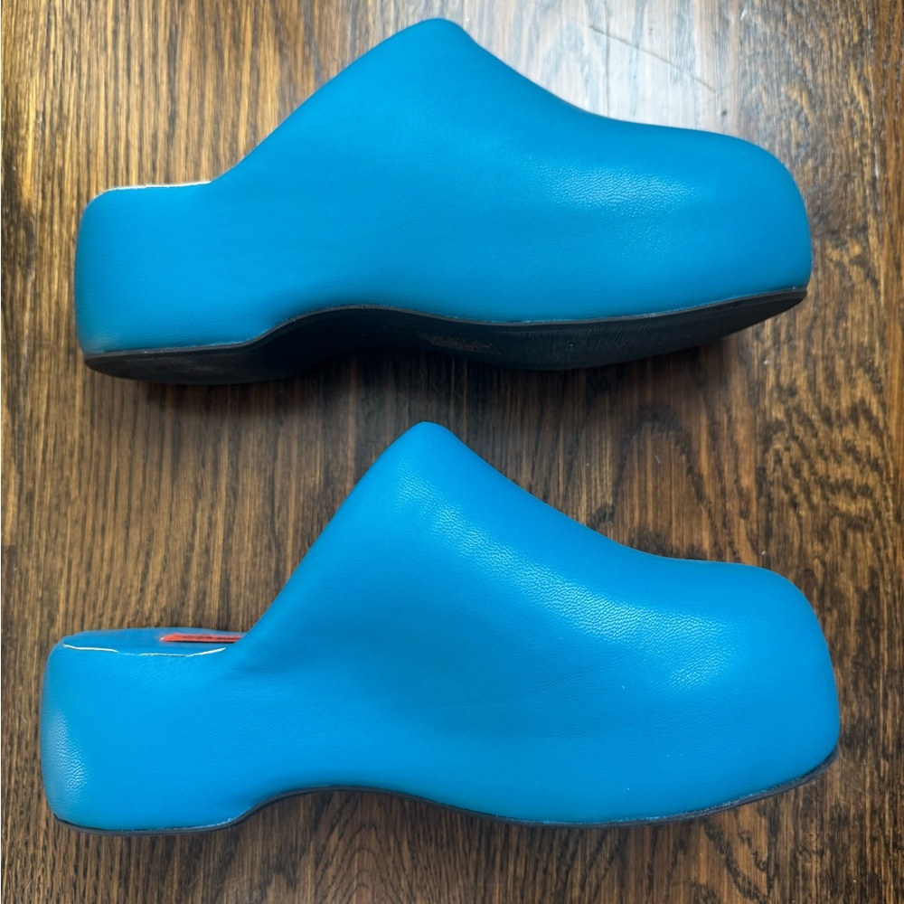 Simon Miller Blue Bubble Clogs Size 37